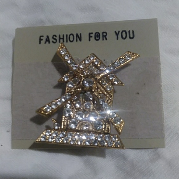 Dangle Clip Earrings/ brooch - Picture 2 of 3